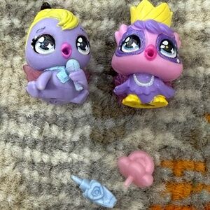 Lot of 2 Hatchimal Animal Alive and Spin Master play toy collectibles boys girls